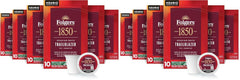 Folgers 1850 Trailblazer Medium-Dark Roast Coffee, 60 Keurig K-Cup Pods (Pack of 12)